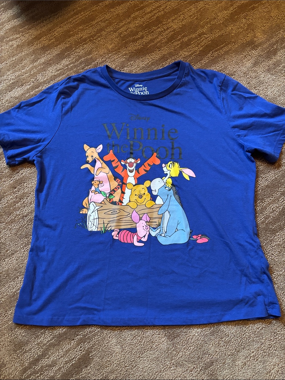 Disney brand Winnie the Pooh T-shirt, Royal Blue